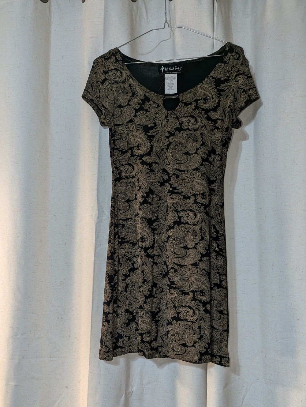 Vintage 90s Academia Paisley All That Jazz Dress